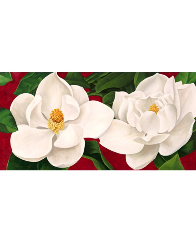 luca villa cuadro mural flores magnolias panoramico Descripción de ...